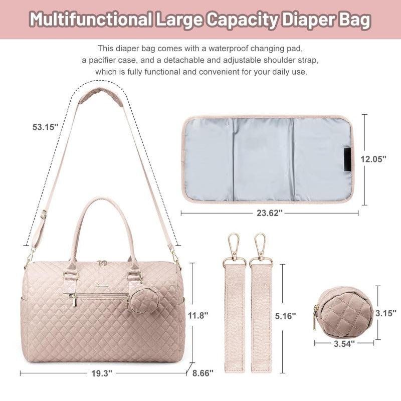 Elegant gestepptes Reise-Tote-Set Brehn