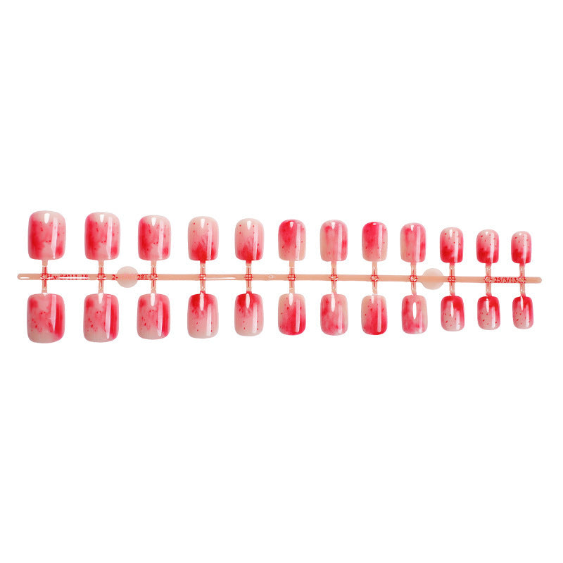 Trendiges Kunstnagelset mit modernen Marmor- und Ombre-Design Brehn