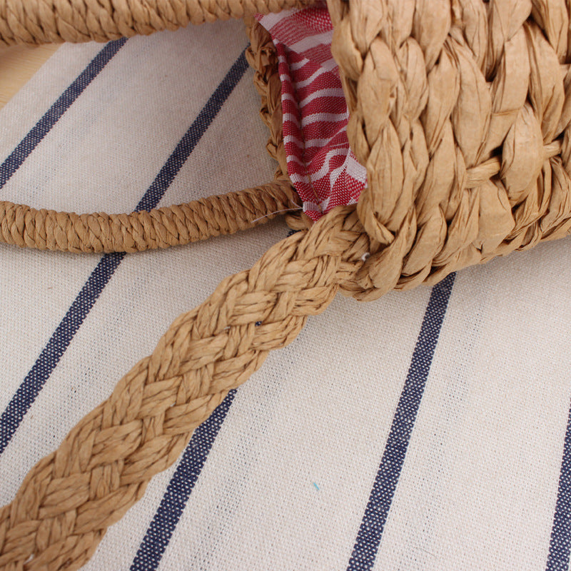 Handtasche mit Fruchtigem Häkelmotiv Brehn