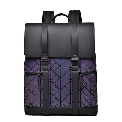 Stylische geometrisch gemusterte Rucksack Brehn