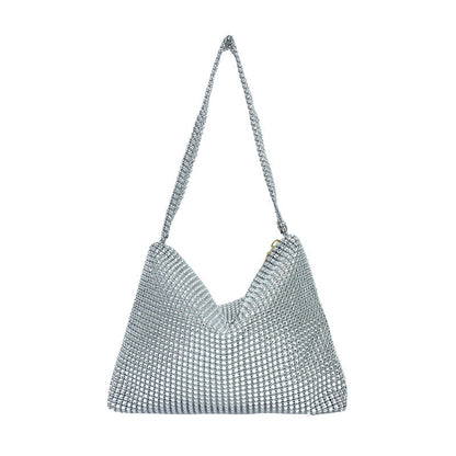 Pailletten Strass Schultertasche