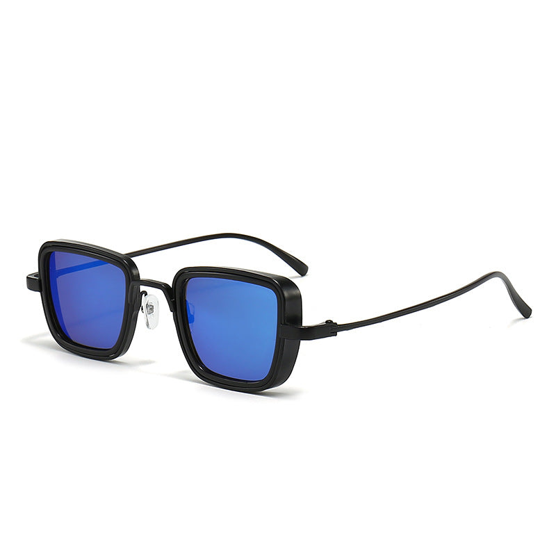 Damen stilvolle quadratische Sonnenbrille mit elegantem Metallrahmen Brehn