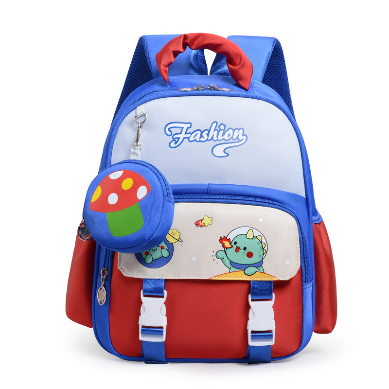 Verspielter Rucksack für die Schule im Cartoon-Stil Brehn