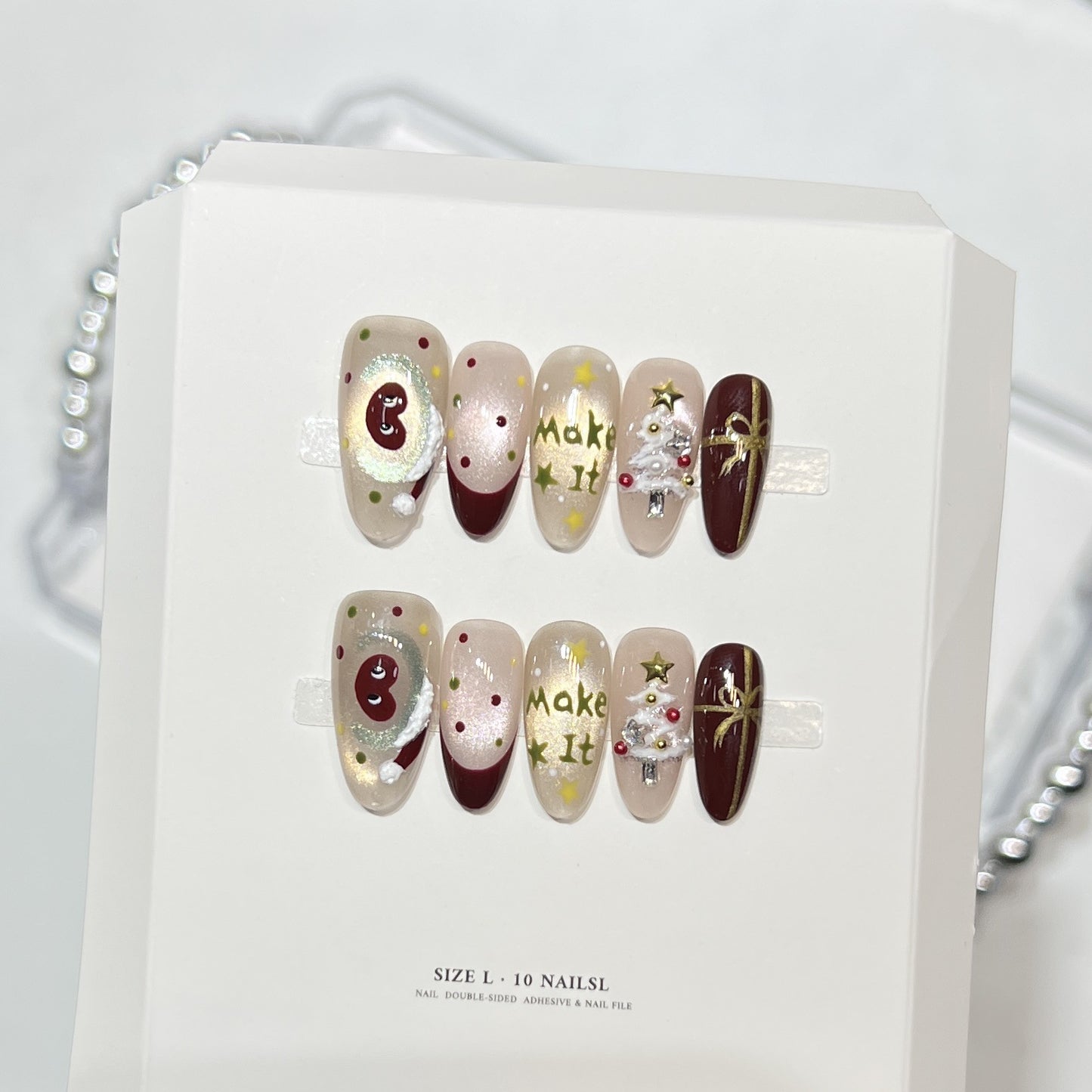 Themen Press-On Nagelkunstset mit Hello Kitty Designs Brehn