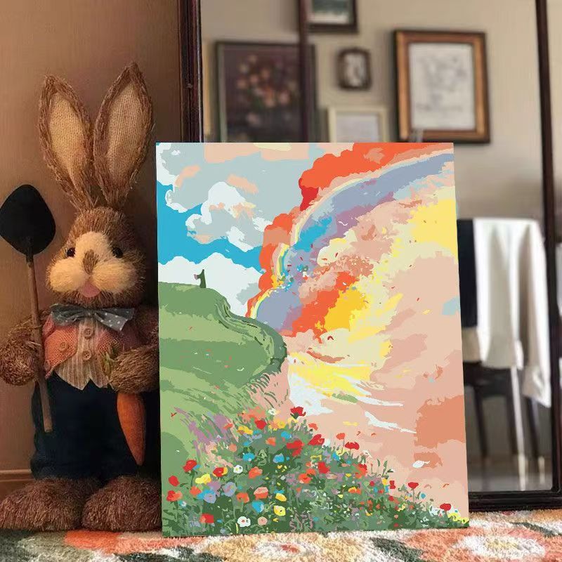Künstlerische Herz-Themen-Leinwandkunst Brehn