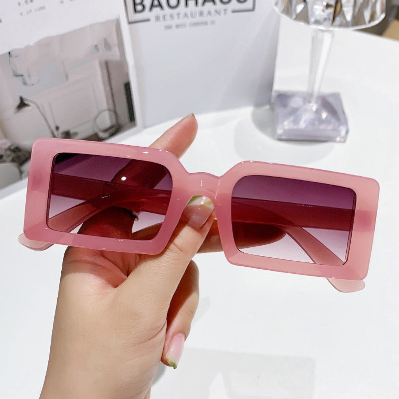 Damen trendige quadratische Sonnenbrille mit polarisierenden Gläsern Brehn
