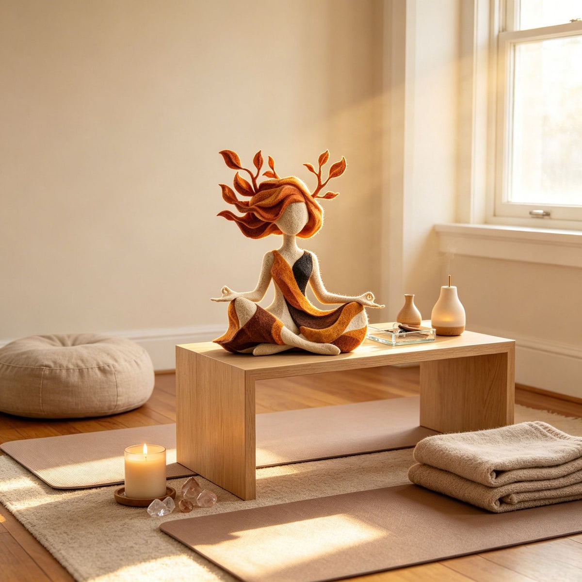 Dekorative Meditationsfigur Brehn