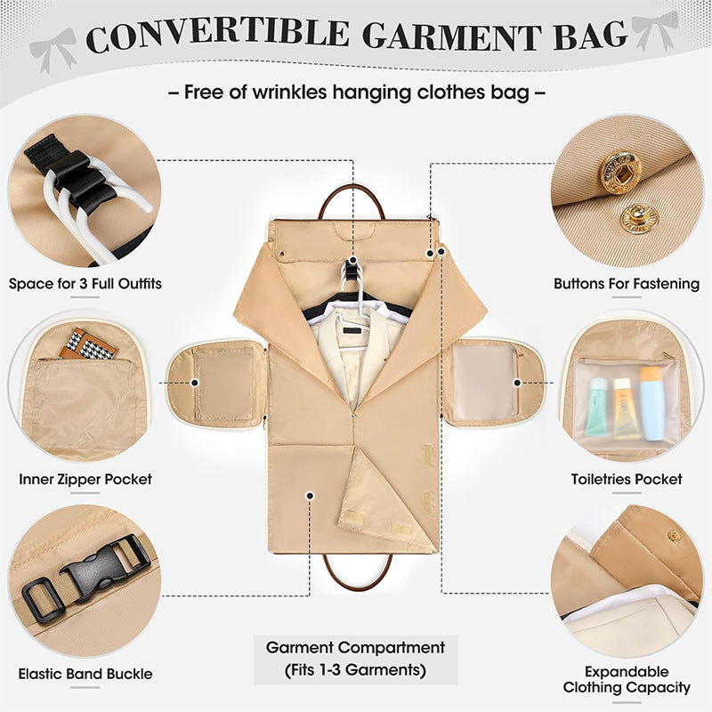 Elegante Reisetasche mit Separatem Anzugfach Brehn