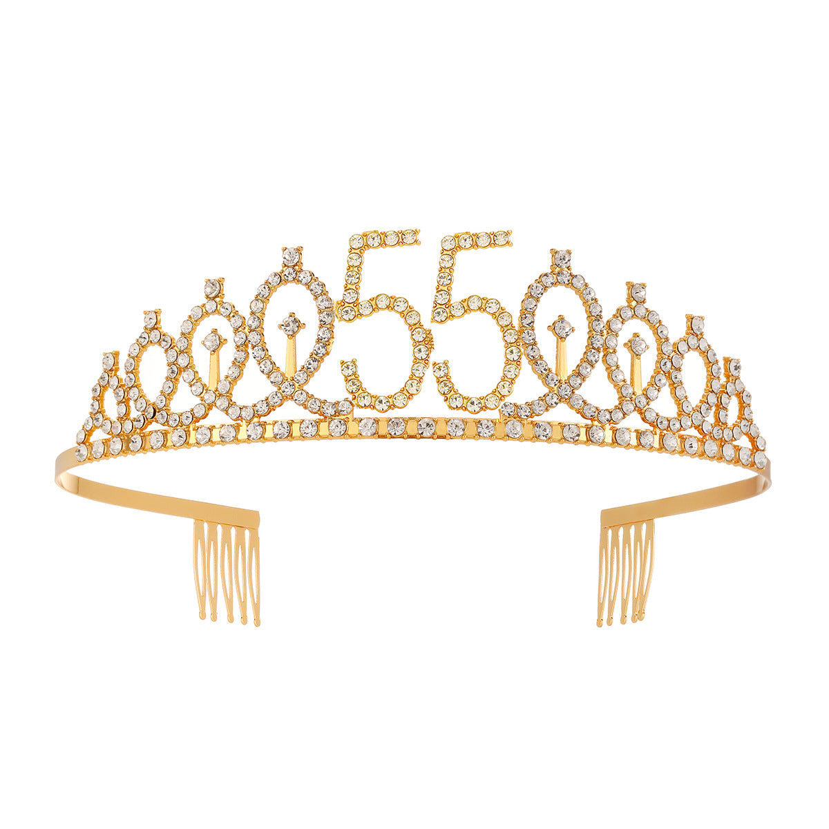 Damen Kristallverzierte Tiara mit elegantem Design Brehn