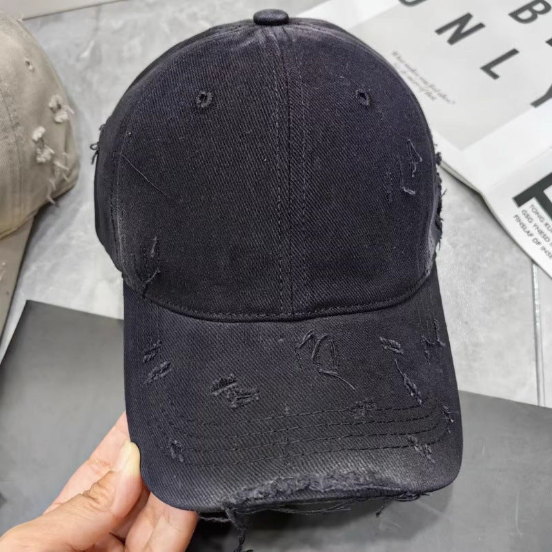 Herren beschädigte Jeans Baseballkappe Brehn