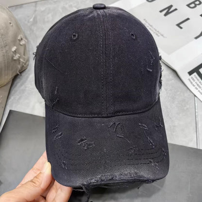 Herren beschädigte Jeans Baseballkappe Brehn