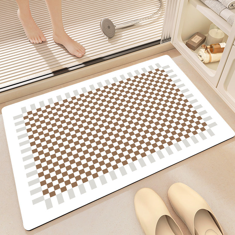 Geometrisches Muster Weicher Memory-Schaum Badezimmermatte Brehn