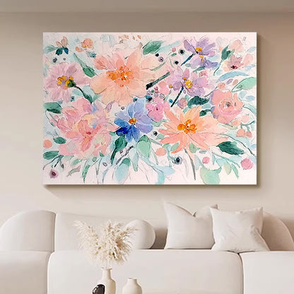 Florale Leinwandkunst