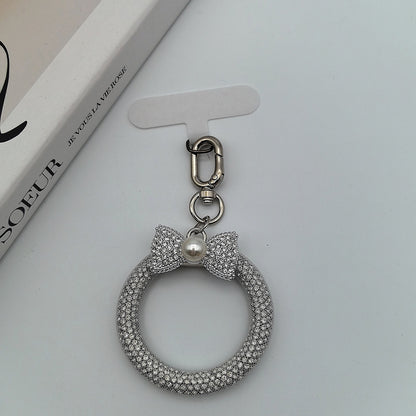Eleganter Strass Schleife Schlüsselanhänger Brehn