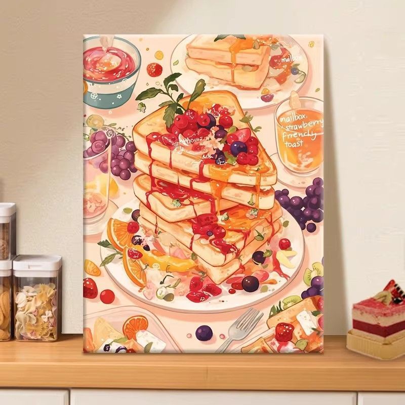 Gourmet Dessert-Themen Wandkunst Brehn