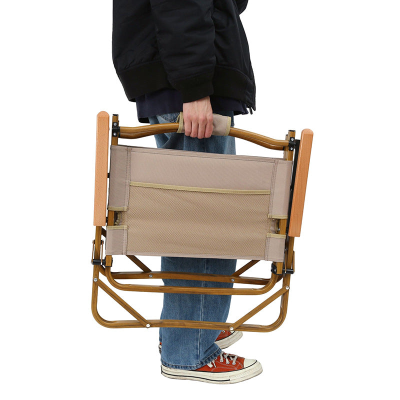 Faltstuhl mit ergonomischer Rückenlehne und stabilem Gestell Brehn