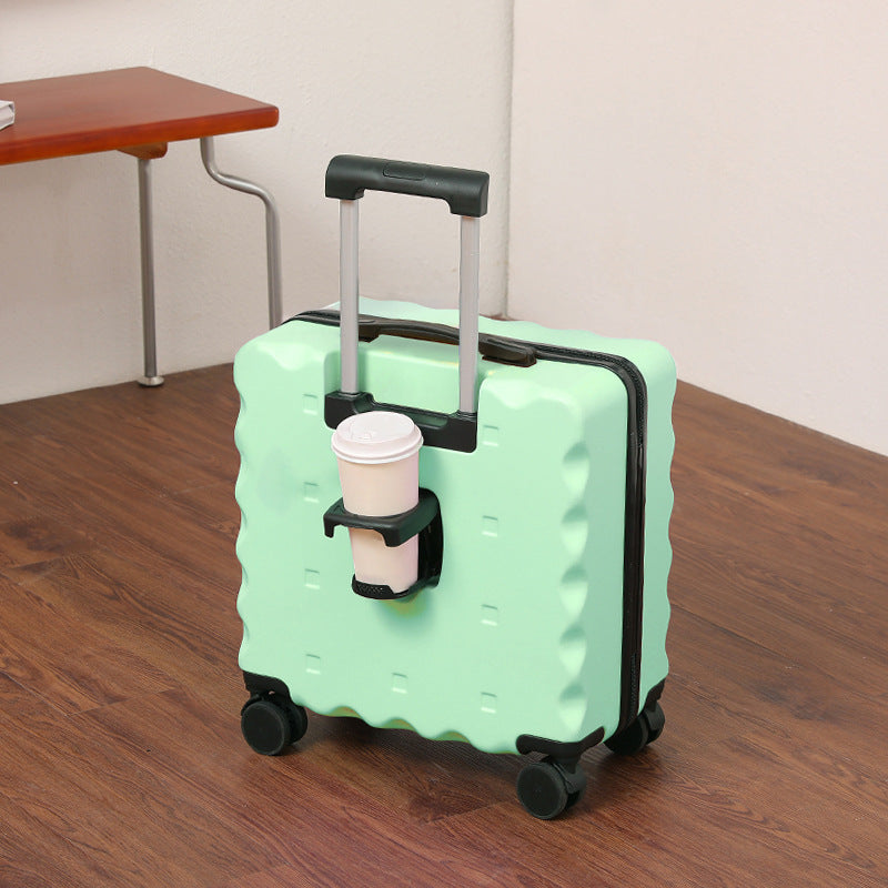 Innovativer Getränkehalter Rollgepäck Brehn