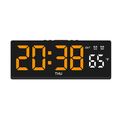Digitaler Wecker mit Großem Led-Display und Wetteranzeige Brehn