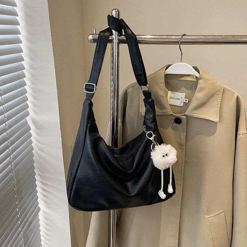 Elegante Schlappe Schultertasche Brehn