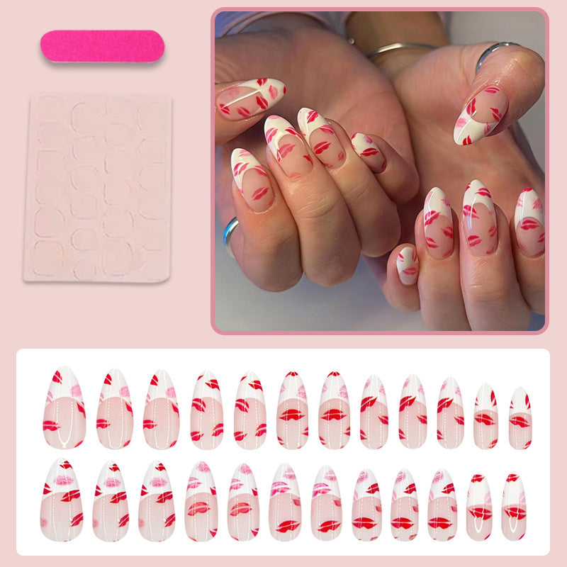 Nagelkunstset mit verführerischem Lippen-Design Brehn
