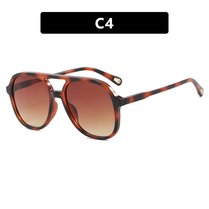 Damen geometrische Sonnenbrille mit luxuriösem Rahmen Brehn