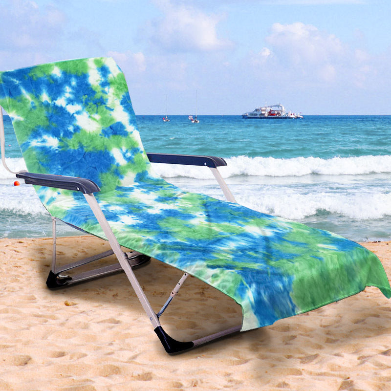 Liegestuhlauflage mit stilvollem TIE-DYE-Design Brehn