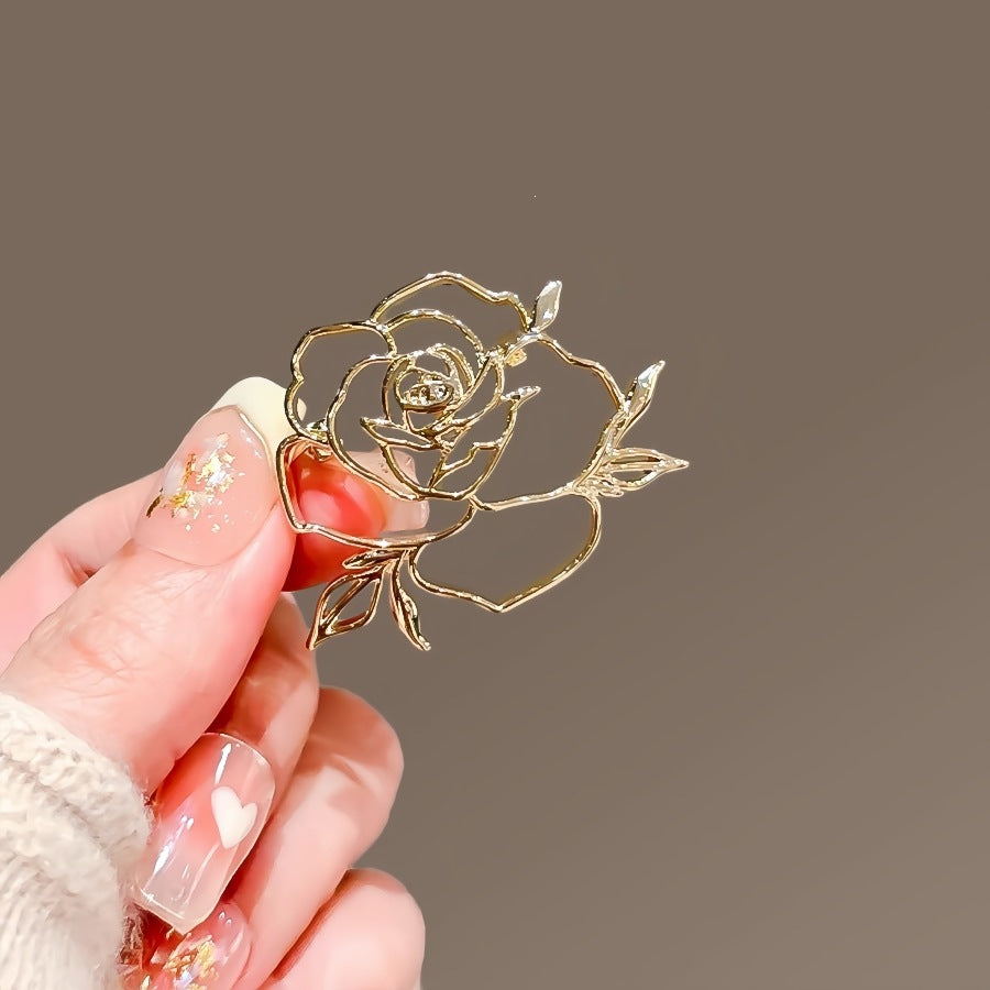 Elegante Rosé Brosche Brehn