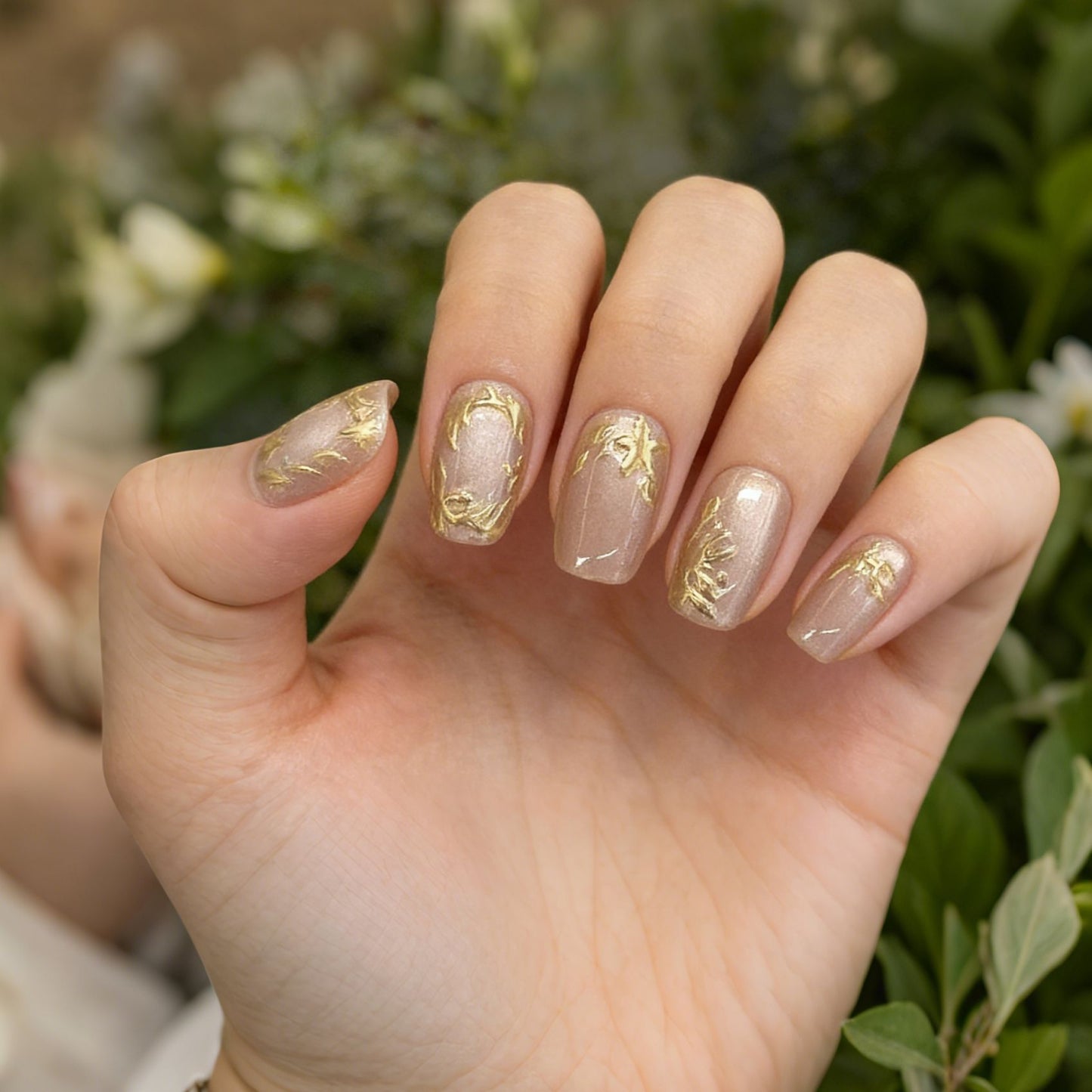 Elegantes Press-On Nagelset Brehn