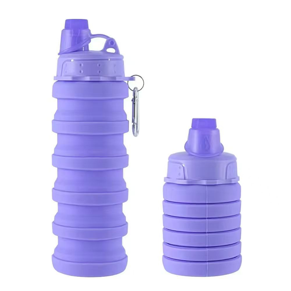 Damen zusammenfaltbare Silikon-Trinkflasche Brehn
