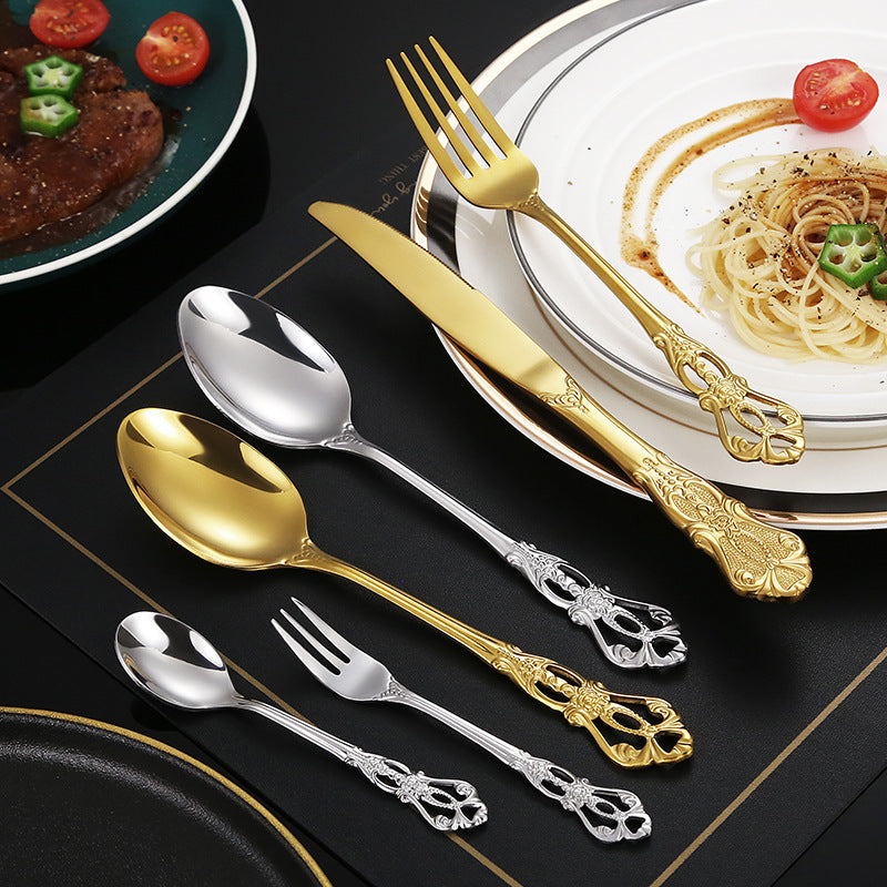 Elegante und Kunstvoll Gestaltete Salatgabel Brehn