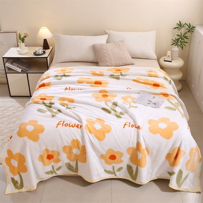 Damen weiche Plüsch-Decke mit verspieltem Design Brehn