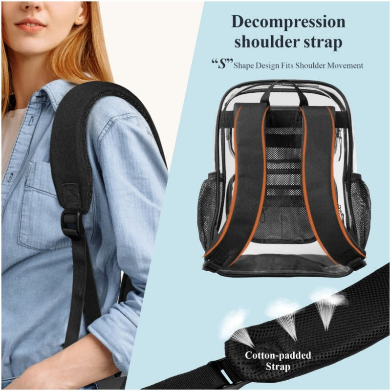 Transparenter Schulrucksack Brehn