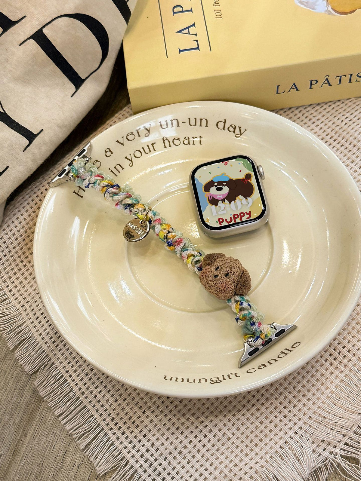 Süßer Plüschhund Charm Armband Brehn