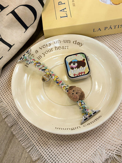 Süßer Plüschhund Charm Armband Brehn