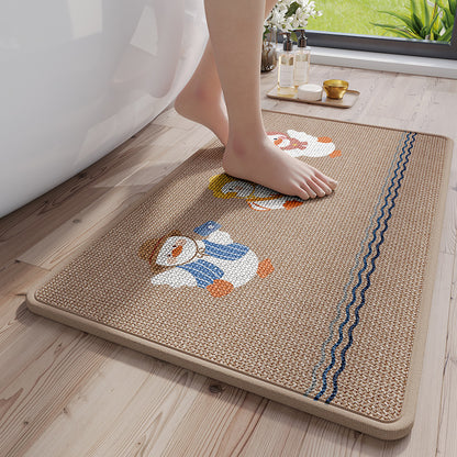 Absorbierende Badematte