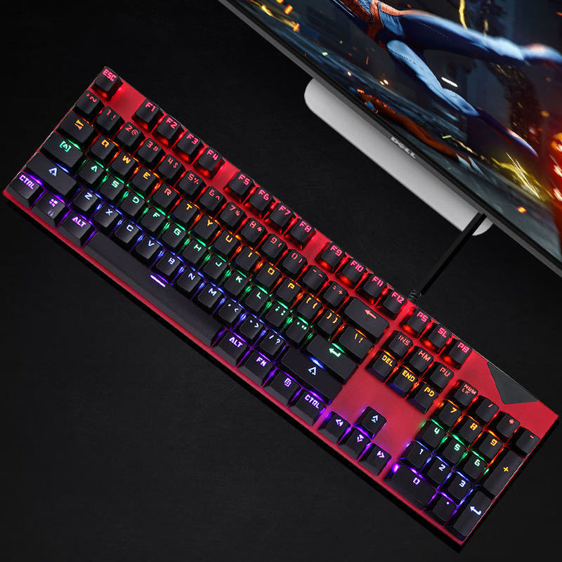 Gaming-Tastatur mit Anpassbarer Rgb-Hintergrundbeleuchtung Brehn
