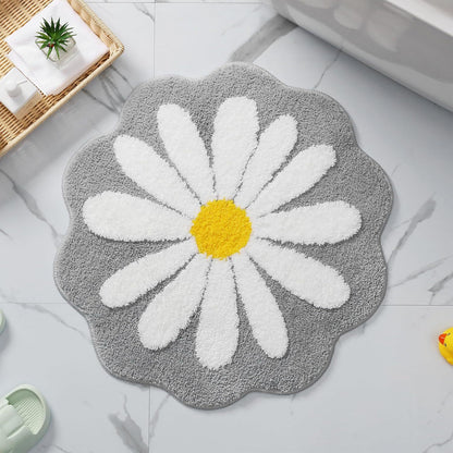 Florale Form Badmatte