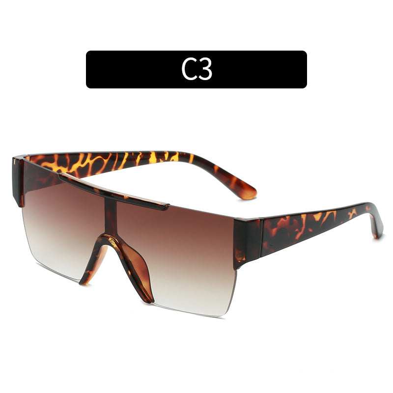 Futuristische Blockrahmen Sonnenbrille