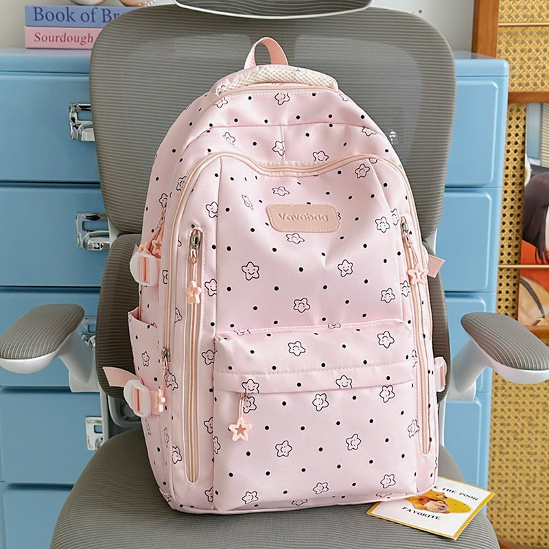 Trendige Floral Print Rucksack Brehn