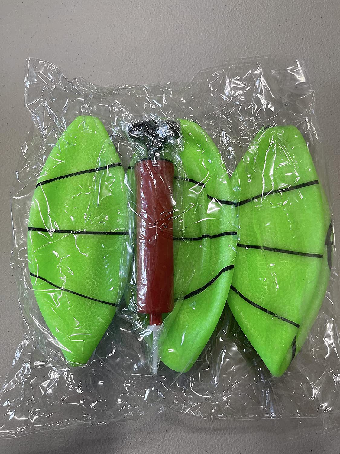 Unisex Aufblasbare Schwimmflügel mit Sicherheitsventil Brehn