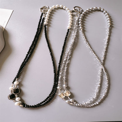 Elegante Perlen-Aussage-Halskette Brehn