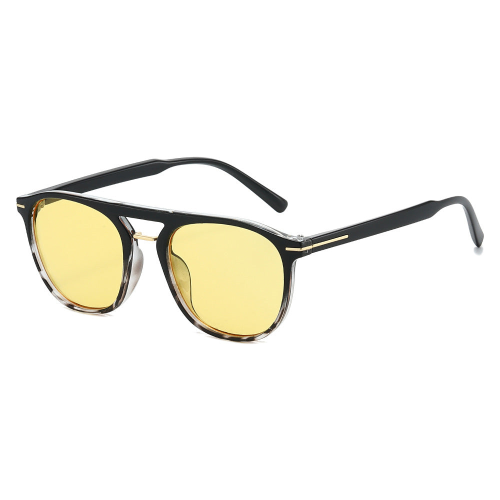 Moderne geometrische Rahmen-Sonnenbrille Brehn