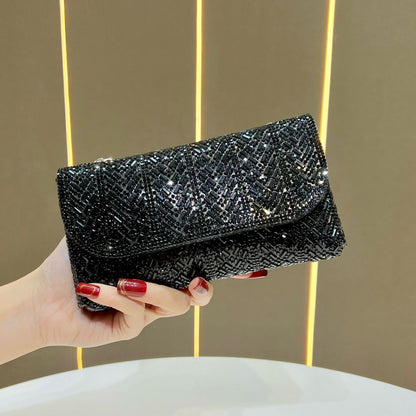 Dekorative Kristallbesetzte Abendclutch