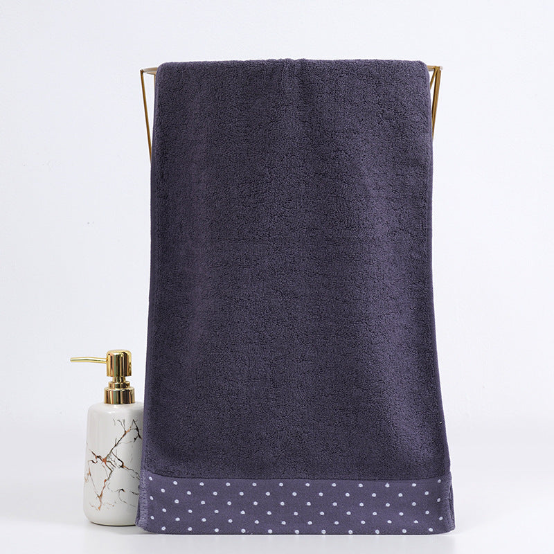 Frottee Handtuch Mit Stilvollem Punktedesign Brehn