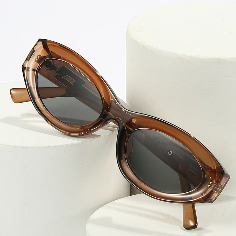 Stylische Retro Cat-Eye Sonnenbrille Brehn