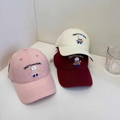 Unisex Bestickte Hundethemen Baseballcap Brehn