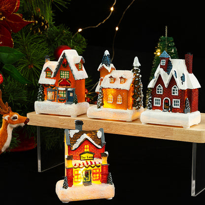 Dekorative Weihnachtsbeleuchtung mit LED-Hausdesign Brehn