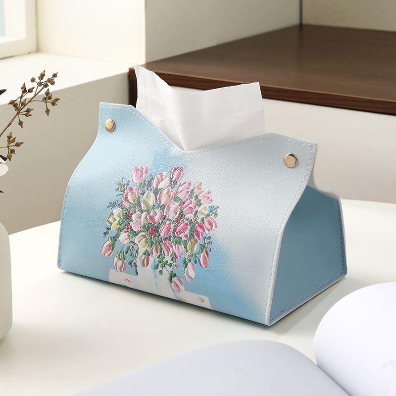 Dekorativer Blumenmuster-Gewebe-Boxabdeckung Brehn