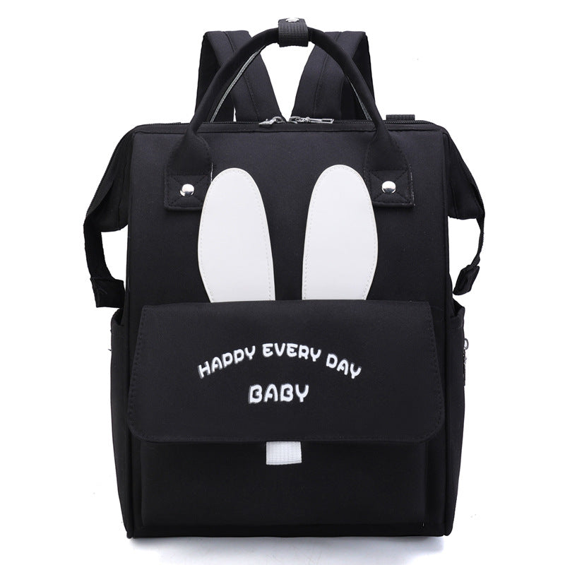 Verspielter Hasen-Themen-Windelrucksack Brehn