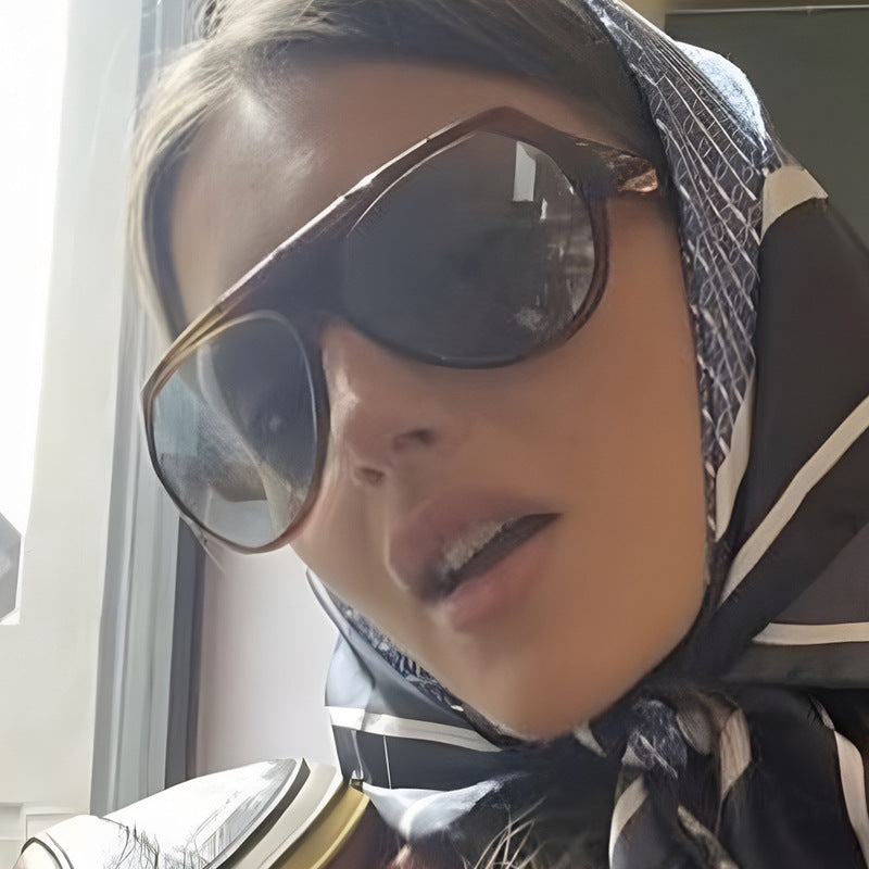 Damen modische Oversized-Sonnenbrille mit sportlichem Design Brehn